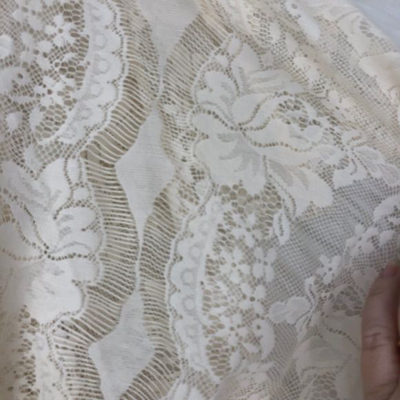 Fossil Lacy Boxy Blouse, Shabby Victorian, Bohemian, Casual or Dress sz XS - Picture 5 of 7